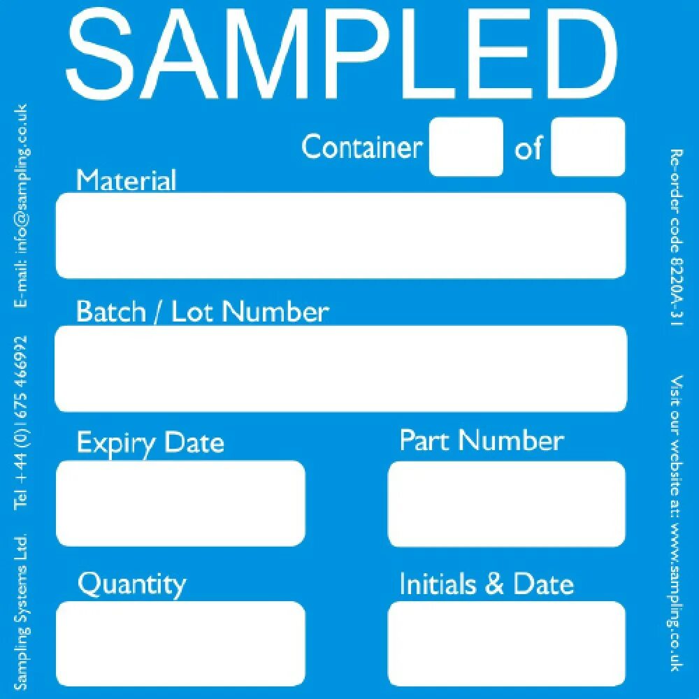 Label Sample. QC Control Label. Label example. Label Style. Control label