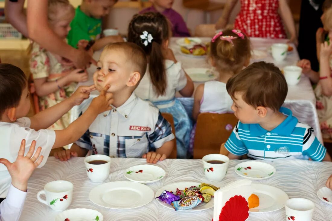 Ничем в садике была