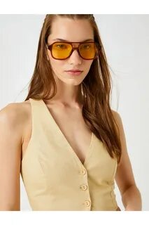 KotonCrop Yelek V Yaka 