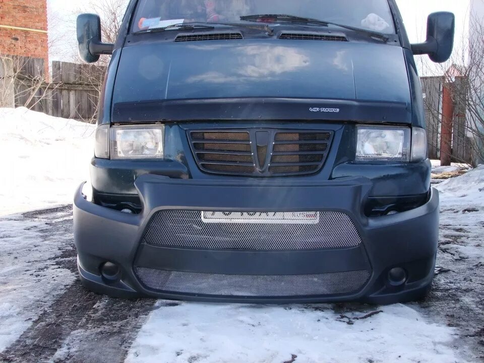 Наконец то поставил бампер митсубиси - ГАЗ Газель, 2,4 л, 2004 года тюнинг DRIVE