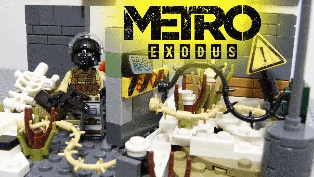 LEGO METRO EXODUS Дрезина Хреста LEGO MOC - YouTube
