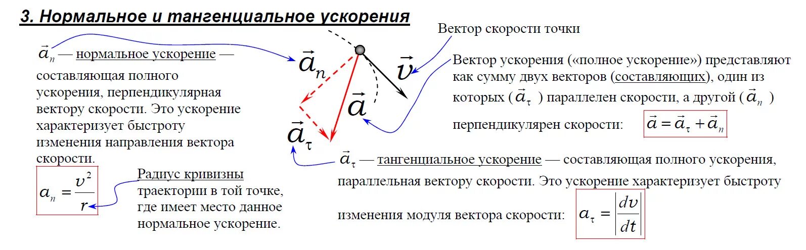 Кинематика нормальное ускорение. Ускорение нормальная и тангенциальная составляющие ускорения. Нормально ускорение и тангенциальное ускорение. Тангенциальное и нормальное ускорения. Их направления и формулы.. Тангенциальное направление скорости