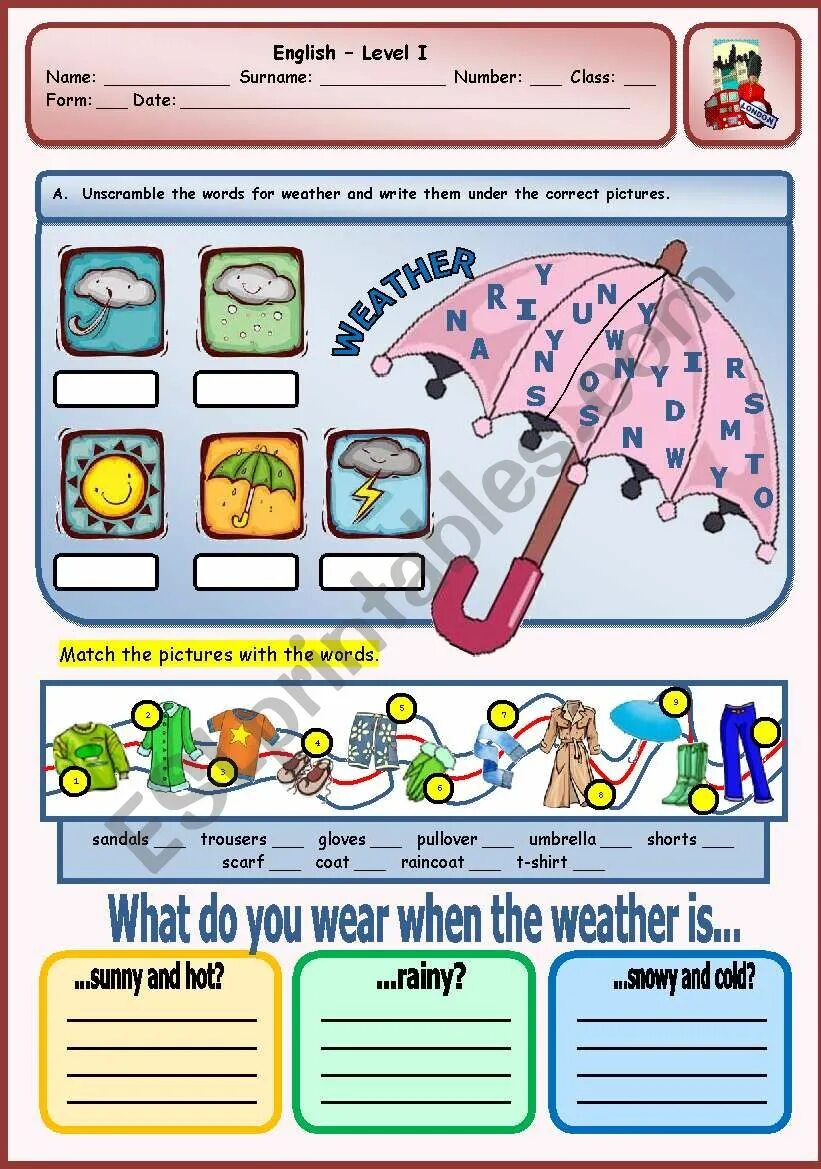 The clothes and the weather задания. Задания по английскому weather. Задания по теме weather. Одежда и погода Worksheets. Одеваемся по погоде 5 класс английский язык