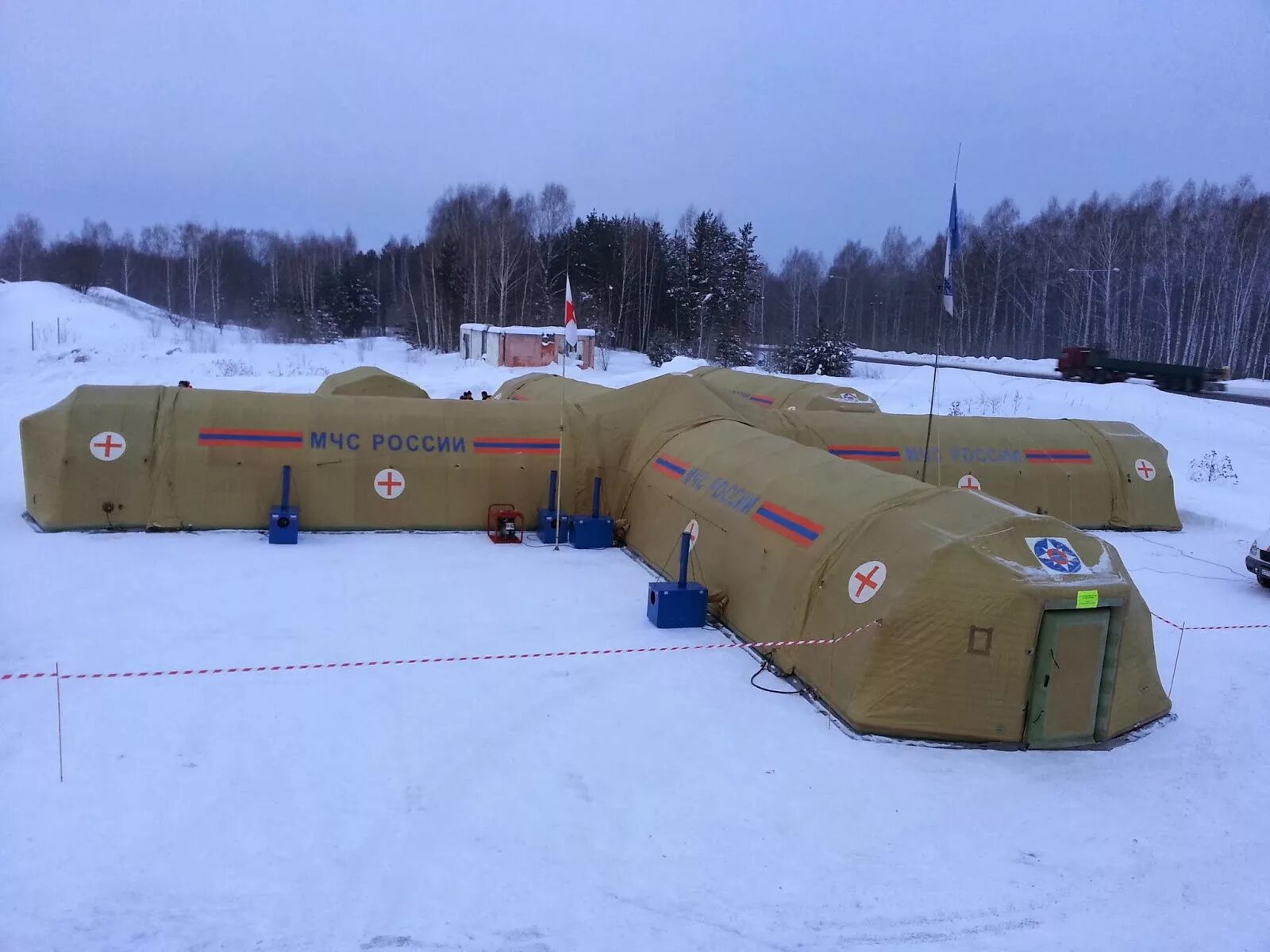 Организация и развертывание полевого лагеря мчс