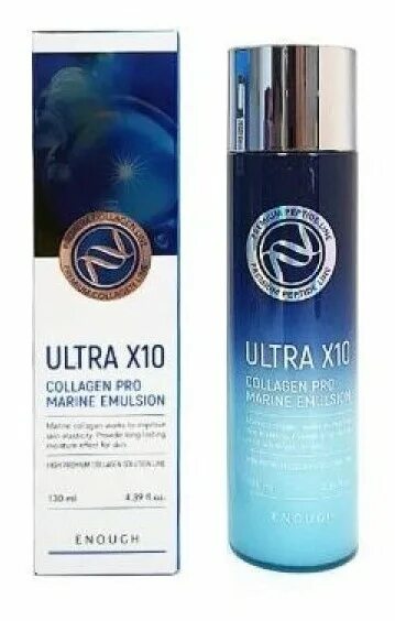 Антивозрастной тонер с коллагеном Ultra x10 Collagen Pro Marine Toner 130 мл.. Enough Premium Ultra x10 Pro Marine Toner 130ml. Premium Ultra x10 Collagen Pro Marine Toner [130ml]. Увлажняющий тонер с коллагеном Ultra x10 Collagen Pro Marine Toner. Collagen marine premium