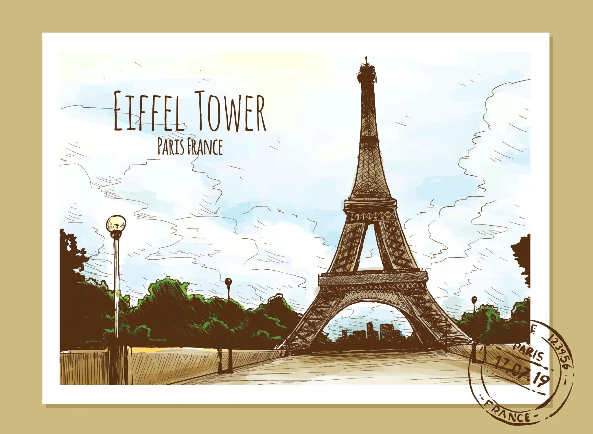 Франция иллюстрация. Эйфель башня векторный. Эйфелева башня вектор. Эйфелева башня рисунок на белом фоне. Picture postcard