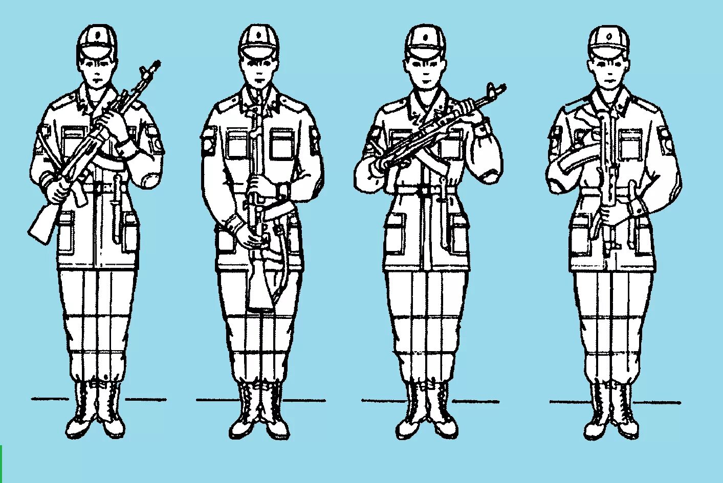 Проект военные люди. Строевая стойка с автоматом. Строевые приемы с оружием. Строевые приемы с пулеметом. Строевые приемы с карабином.