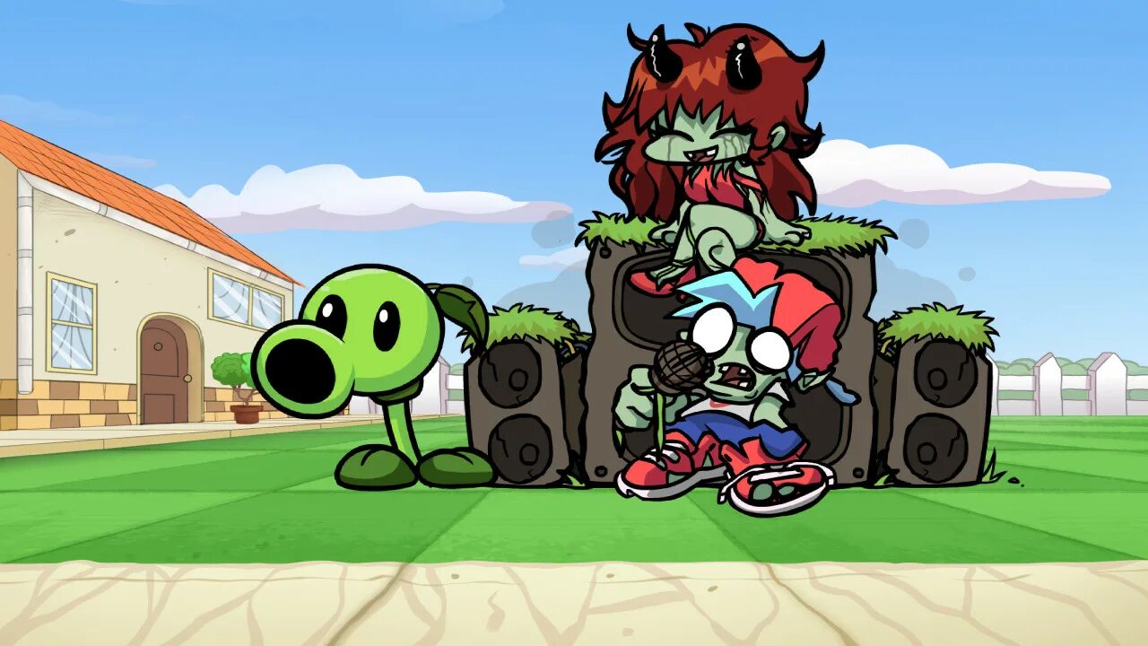 Friday night funkin plants vs rappers. Растения против зомби fnf. Friday night funkin plants vs rappers. Плантс версус зомби силовая мята. Фнф растения против зомби.