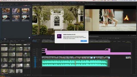 Adobe premiere pro ошибка