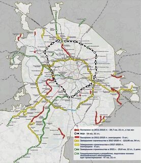 План строительства метро 2025