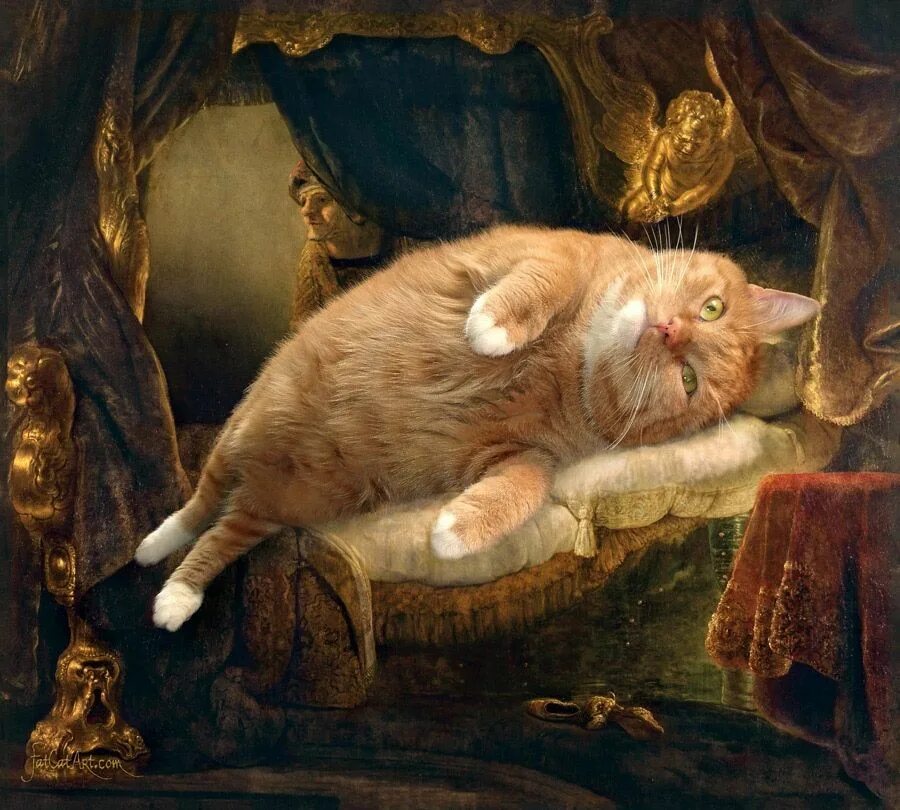 Картины довольных. Fatcatart светланы петровой. светлана петрова и кот заратустра (fatcatart). художница светлана петрова рыжий кот. генриетта роннер-книп картины.
