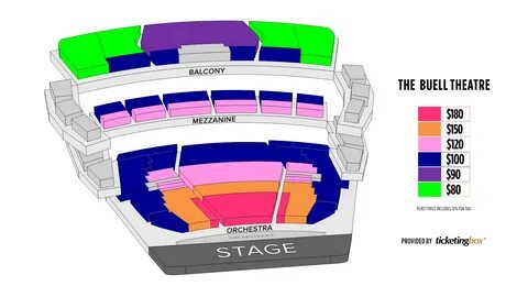 Denver The Buell Theatre at DPAC Seating Chart.