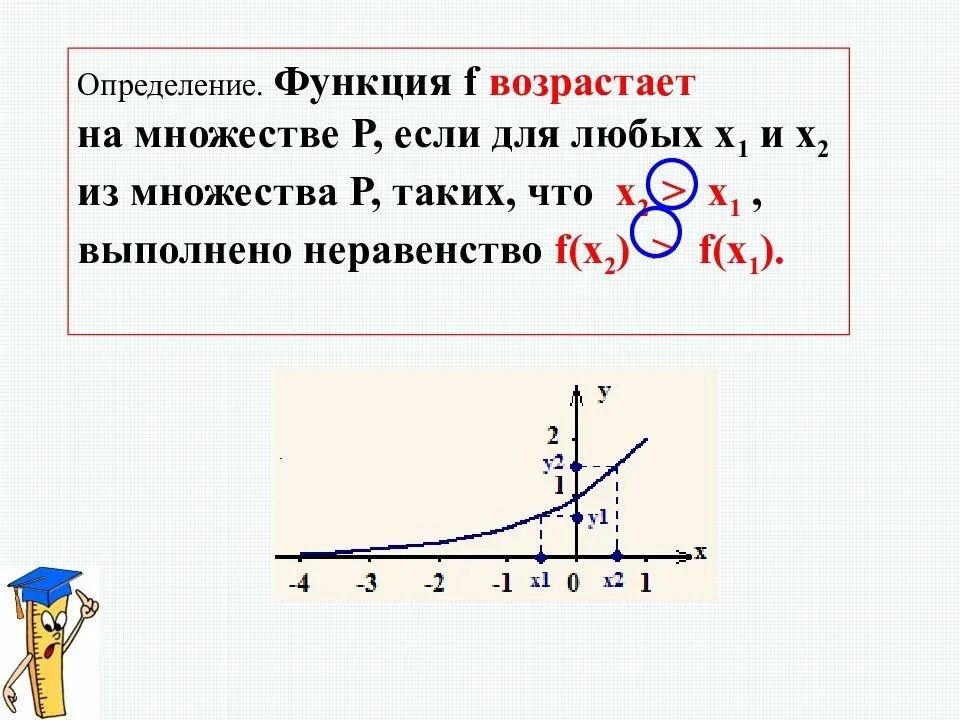 Нисходящая функция. Возрастание и убывание функции. Возрастающая и убывающая функция. Функция возрастает и убывает. Возрастающие и убывающие функции.