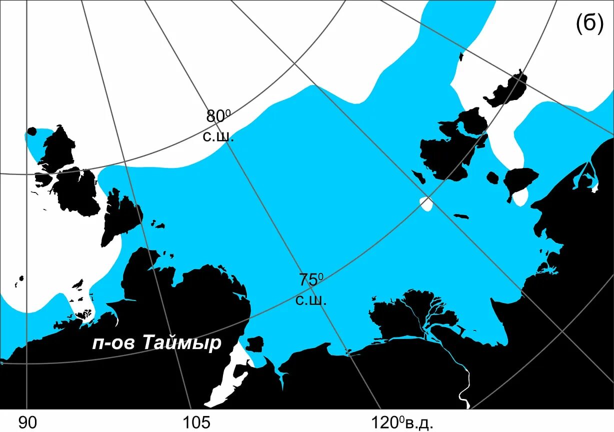 Бассейн океана моря лаптевых