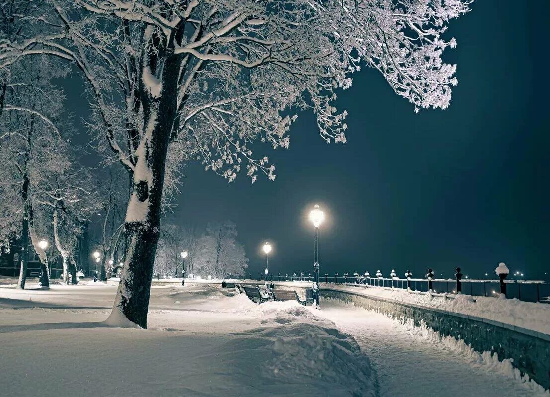 Зимний город. Зимний вечер. Зима. К вечеру. Зима ночь.