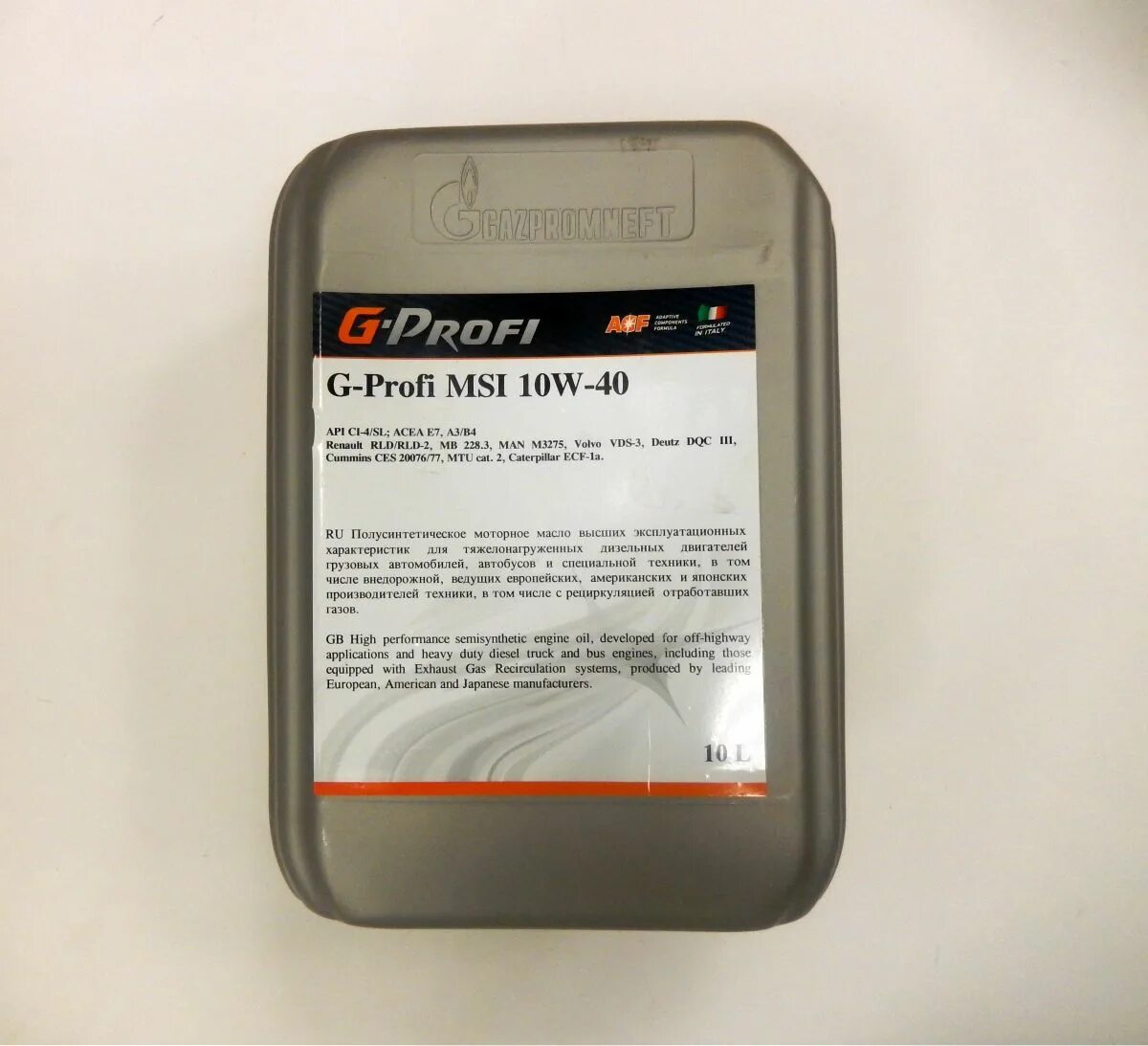 Масло g profi gt. G-Profi MSI 10w-40 20л. G-Profi gt 10w-40. Gazpromneft g-Profi MSI 10w-40. Масло g-Profi MSI 10w40 ci-4/SL e7 (205л) п/синт..