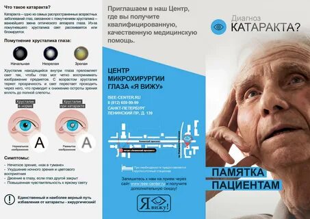 Катаракта после операции какое зрение