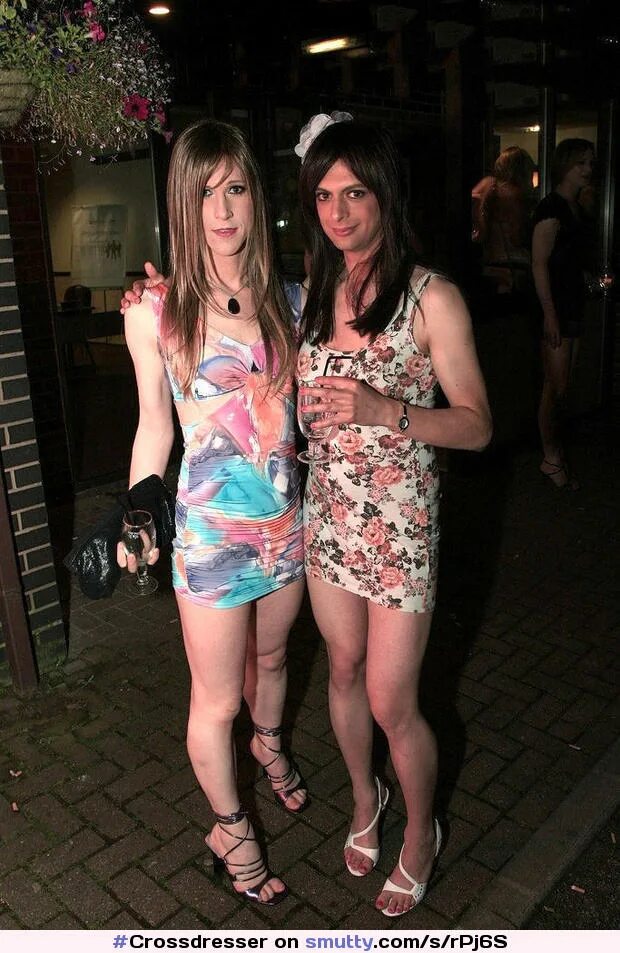 Crossdresser outdoor