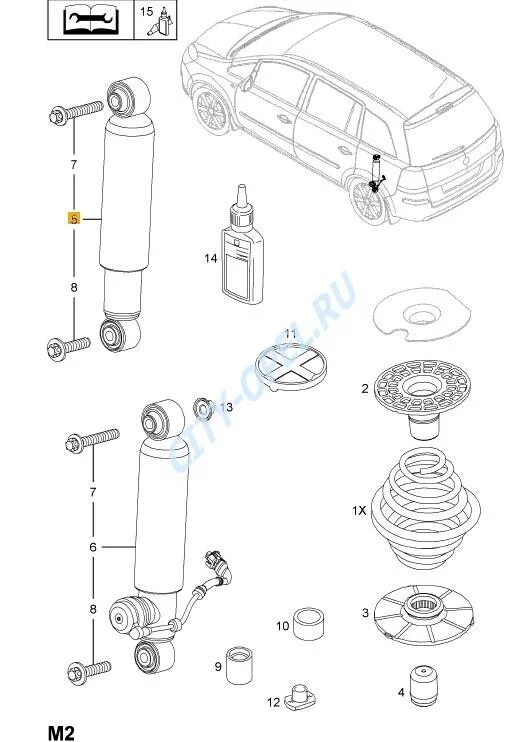 Размеры заднего амортизатора Опель Зафира б. Амортизатор задний Опель Зафира б. 90538493 Фиксатор задней пружины. Амортизатор Opel Zafira.