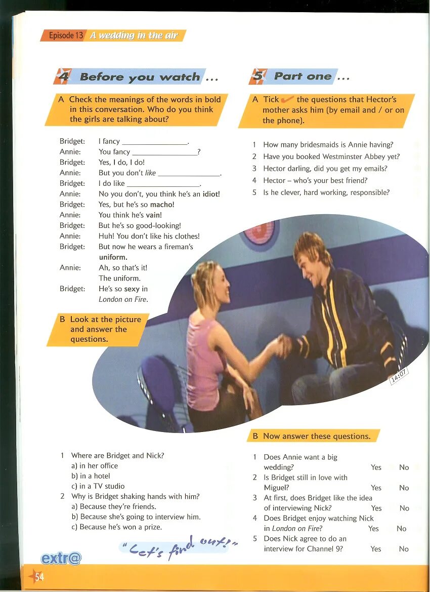 Hectors arrival ответы на задания. Extra english. экстра на английском. задание к сериалу extra english. Extra english задания.