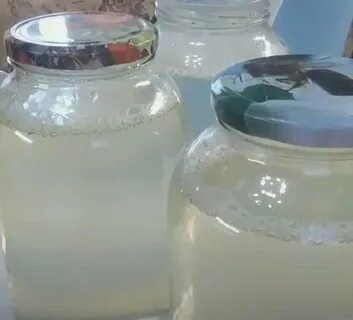 Березовый сок с лимонной кислотой