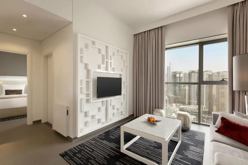 Отель в Дубае Wyndham Dubai Marina 4. Отель Wyndham Dubai Marina номера. One bedroom suite