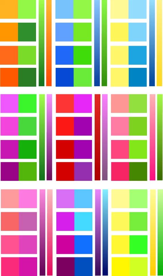 Какой сочетание цветов лучше. Сочетание двух цветов. Сочетание ярких цветов. Лучшие сочетания двух цветов. Сочетание 2 ярких цветов.