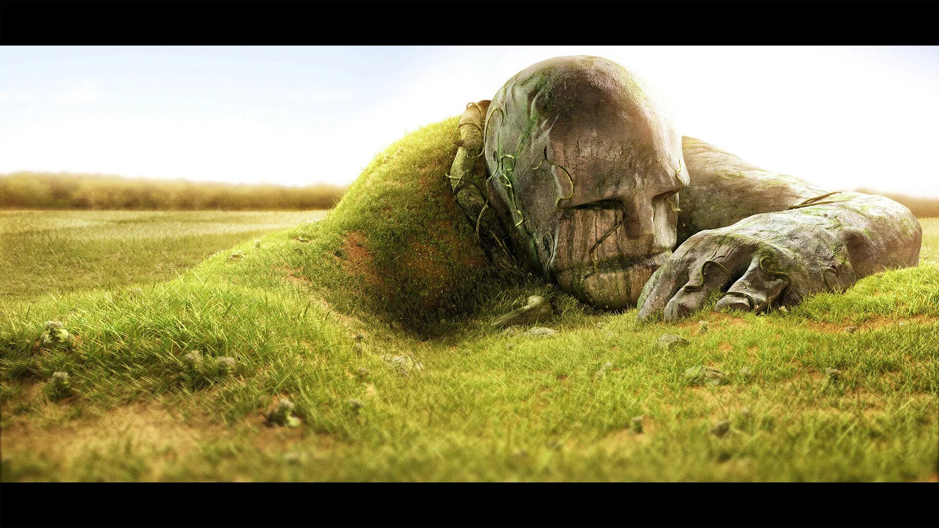 Гигант лежит