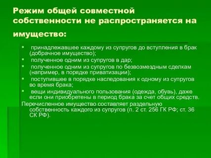 Общая собственность супругов это