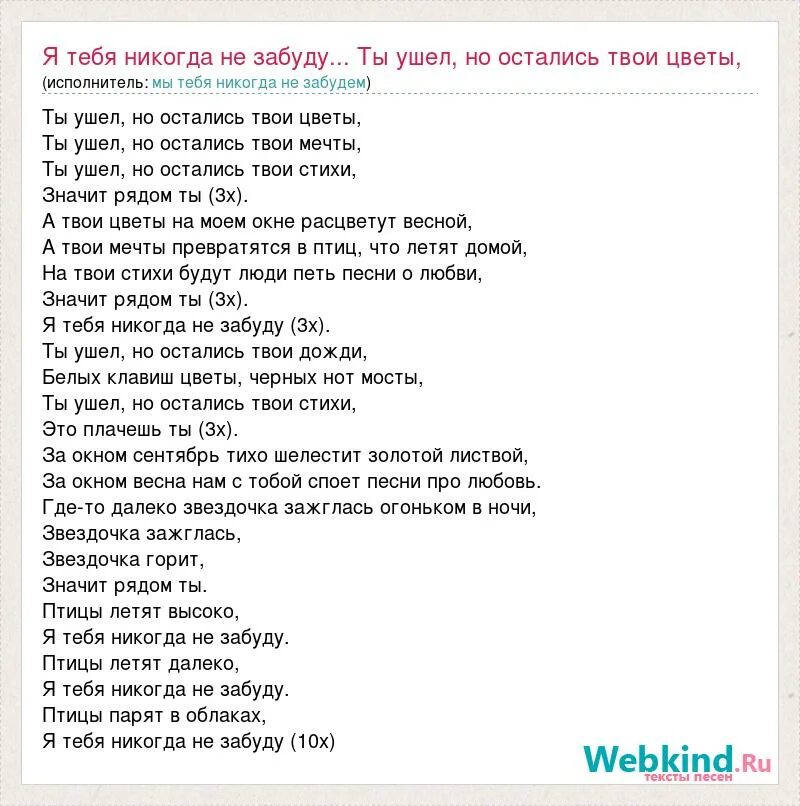 Ты со мною забудь слова. Я тебя никогда не забуду слова. Текст песни я тебя никогда не забуду. Текст песни я твой цветочек. Я тебя никогда не забуду песня текст.