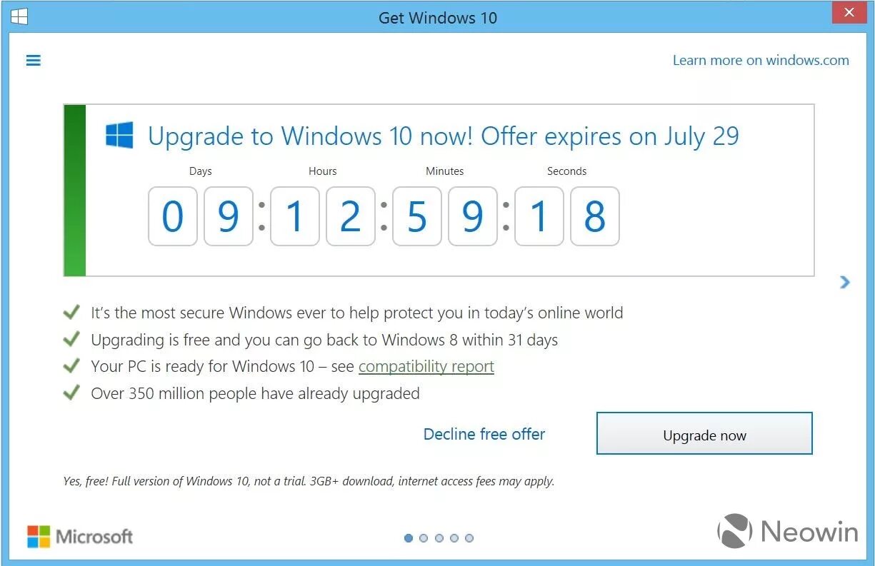 Get windows version. Get windows 10. виндовс точка ком. upgrade предложения. learn and win.