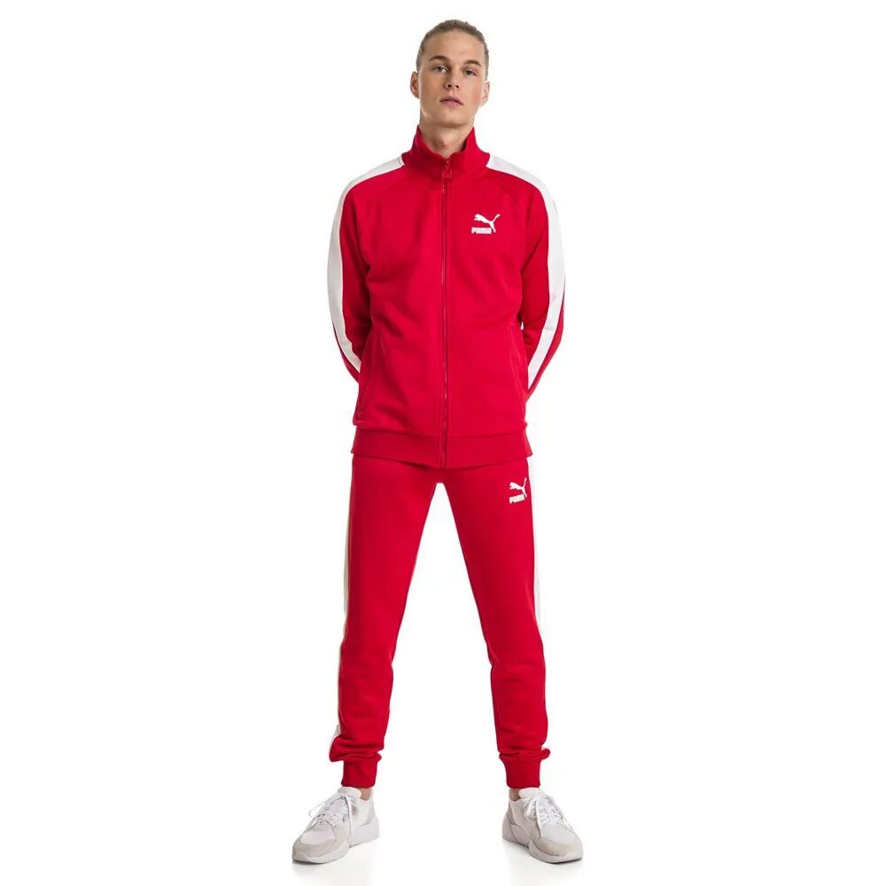 Спортивные костюмы пума оригинал. Puma iconic t7 track. Puma iconic t7. Костюм Пума t7. Puma t7 костюм красный.