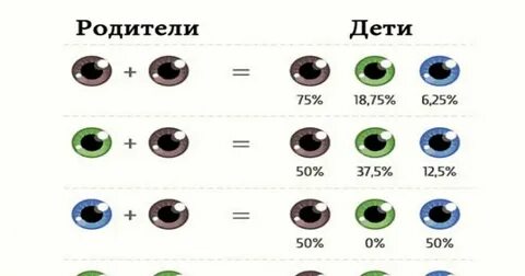 Сине карие глаза у ребенка