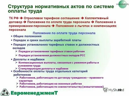 Положение об установлении системы оплаты труда