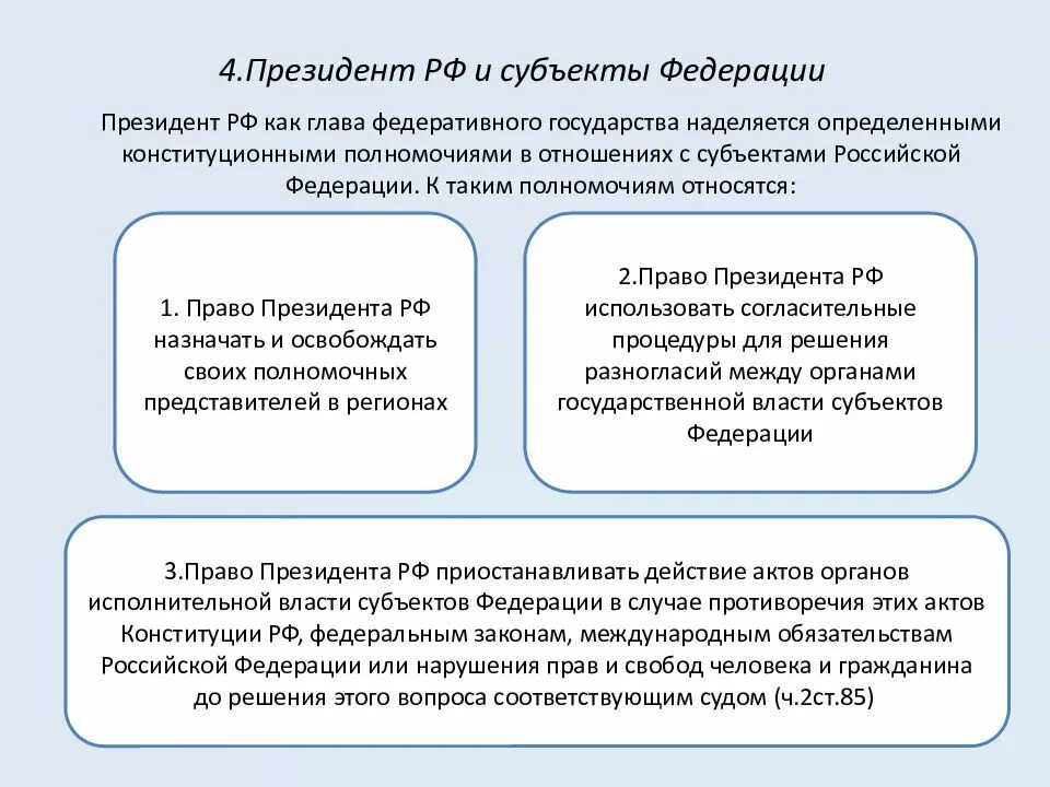 Главой субъекта рф является