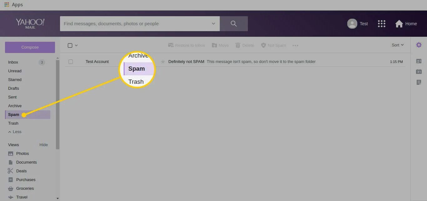 Как найти спам в электронной почте. Папка спама в почте. yahoo mail интерфейс спам. как удалить яхо почту. из папки спам пропали письма.