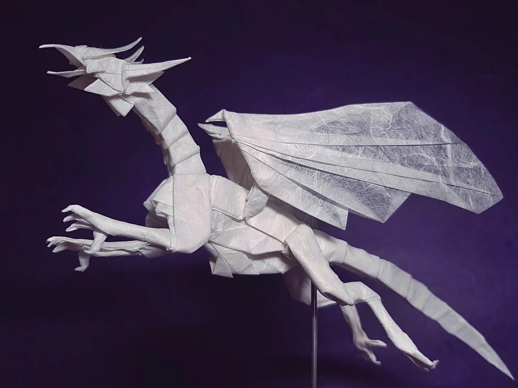 Оригами. Оригами дракон. Бумажный дракон оригами. Объемный дракон из бумаги.