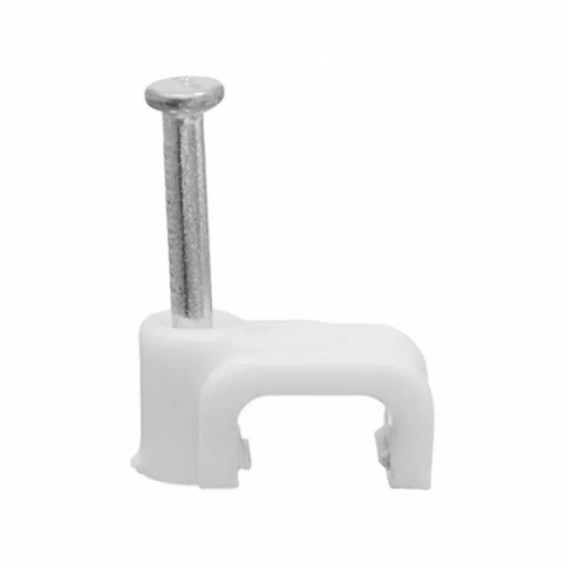 Крепеж кабеля круглый 4мм (упак. Клипсы для кабеля d=10 (100шт. Скоба для кабеля плоская iek 7мм. Скоба 50 мм. Скоба крепежная плоская 7мм пластик.