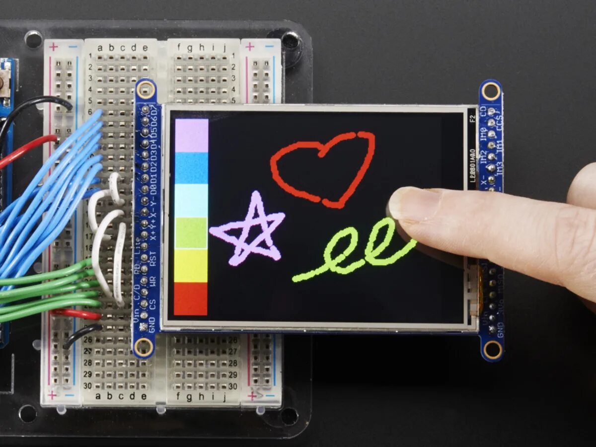 Lcd 8 2. 2.8&quot; tft touch screen w/ ili9341. lcd tft 2.8. tft lcd 320x240. 2.2&quot; tft lcd adafruit_ili9341 pics.