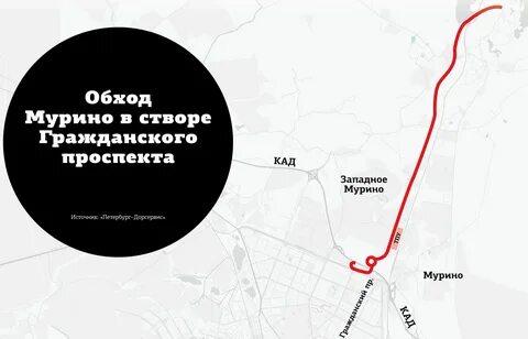 Строительство дороги в мурино