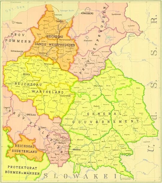 Карты сс. Данциг и Силезия на карте. Данциг 1939 на карте. Drang nach Osten карта. Рейхсгау Данциг - Западная Пруссия.