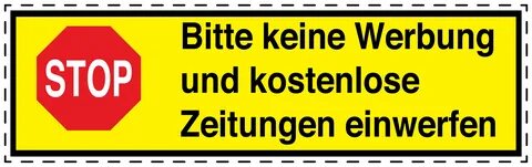 Bitte hier nicht