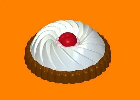Пирожное круглое
