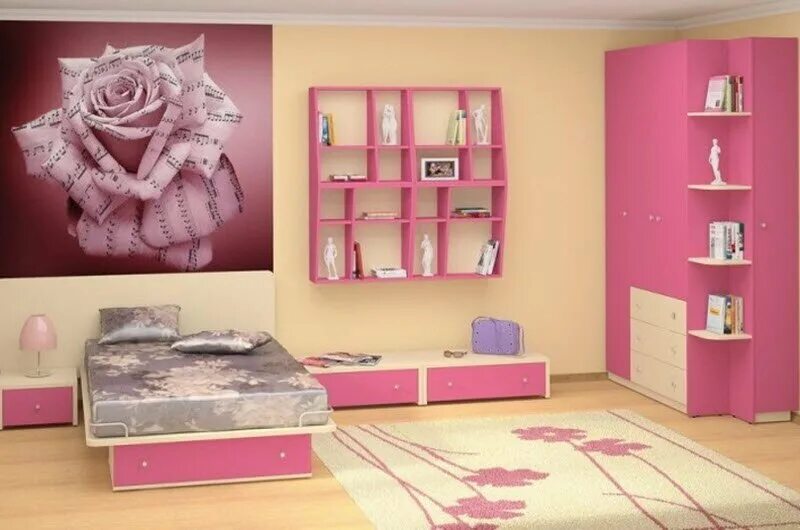 Мебель для девочки в комнату. Мебель для детской комнаты девочке. Мебель для комнаты девушки. Детская стенка для девочки.