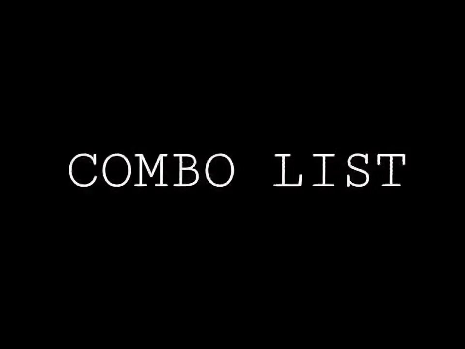 Combo list. Листья комбо.