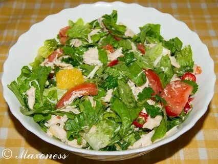 Салат с кинзой