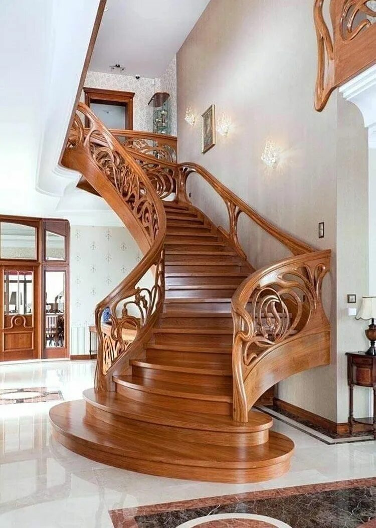Деревянная лестница. Лестница из дерева. Шикарные деревянные лестницы. Шикарные лестницы из дерева. Как сделать красивые лестницы