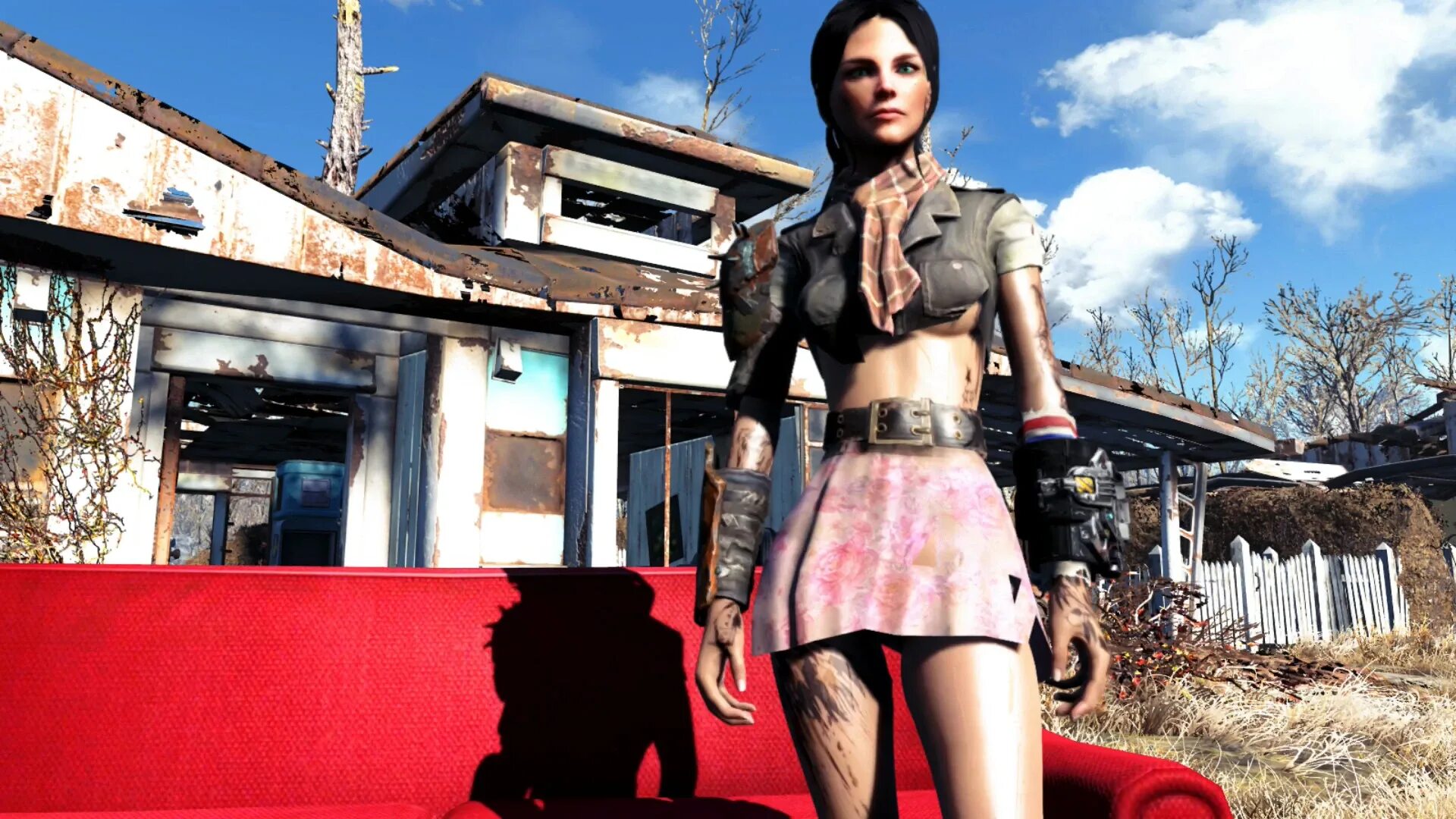 Fallout 4 последняя версия 2022. Фоллаут 4 платье Агаты. Fallout 4 skirt. Fallout 4 outfits.