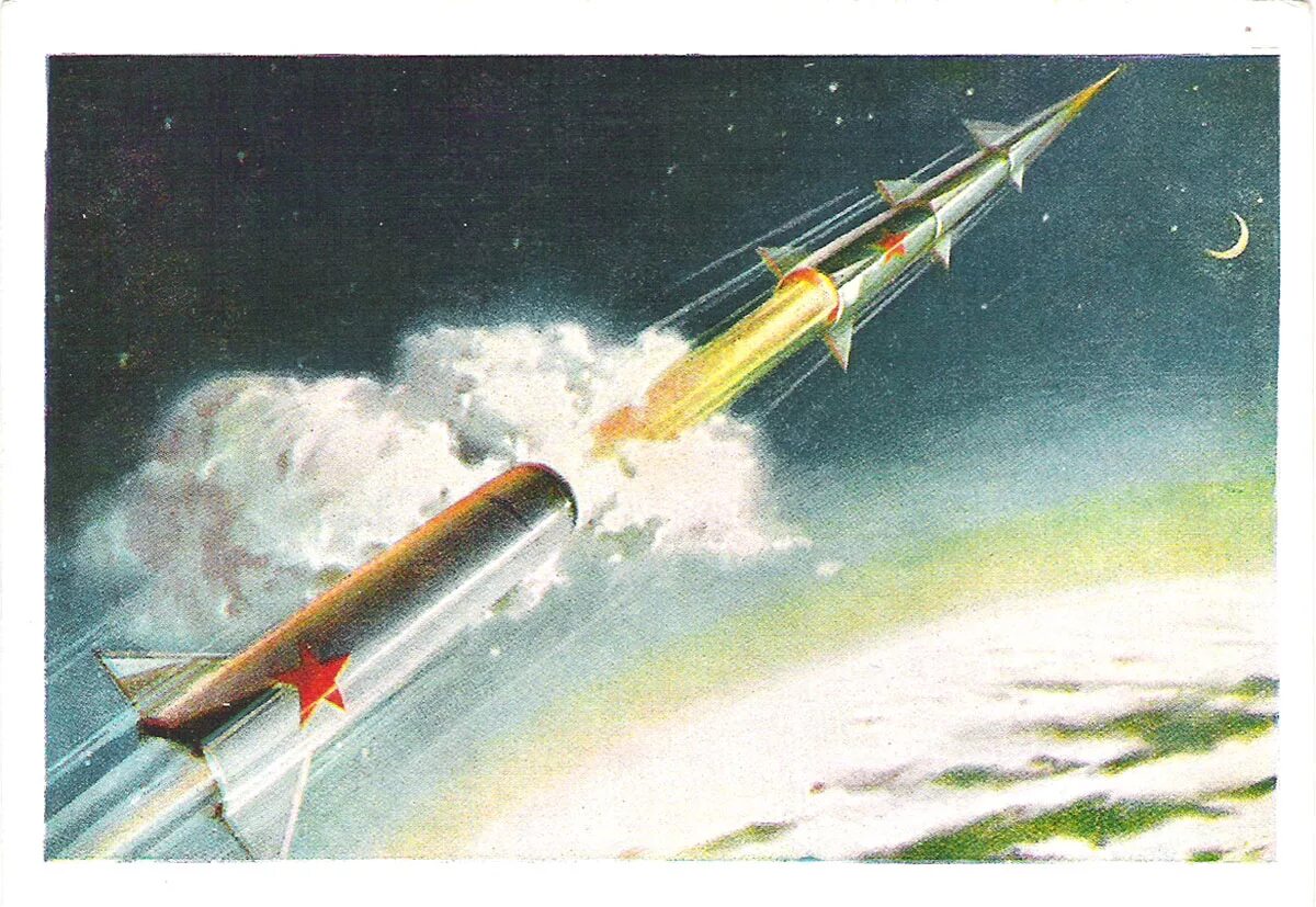Первая советская ракета в космосе. Советские космические ракеты. Первая ракета в космосе. Ракета картина. Советская ракета в космосе.