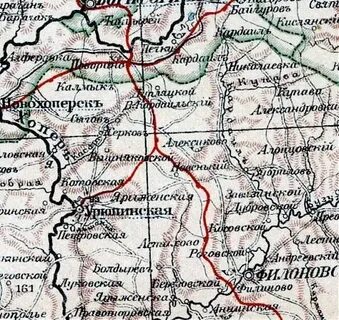 Карта новониколаевский волгоградская